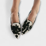 Isabella | Glamorous Tasselled Animal Print Slippers