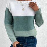 Calista - Elegant Long-Sleeve Sweater with Dropped Shoulders