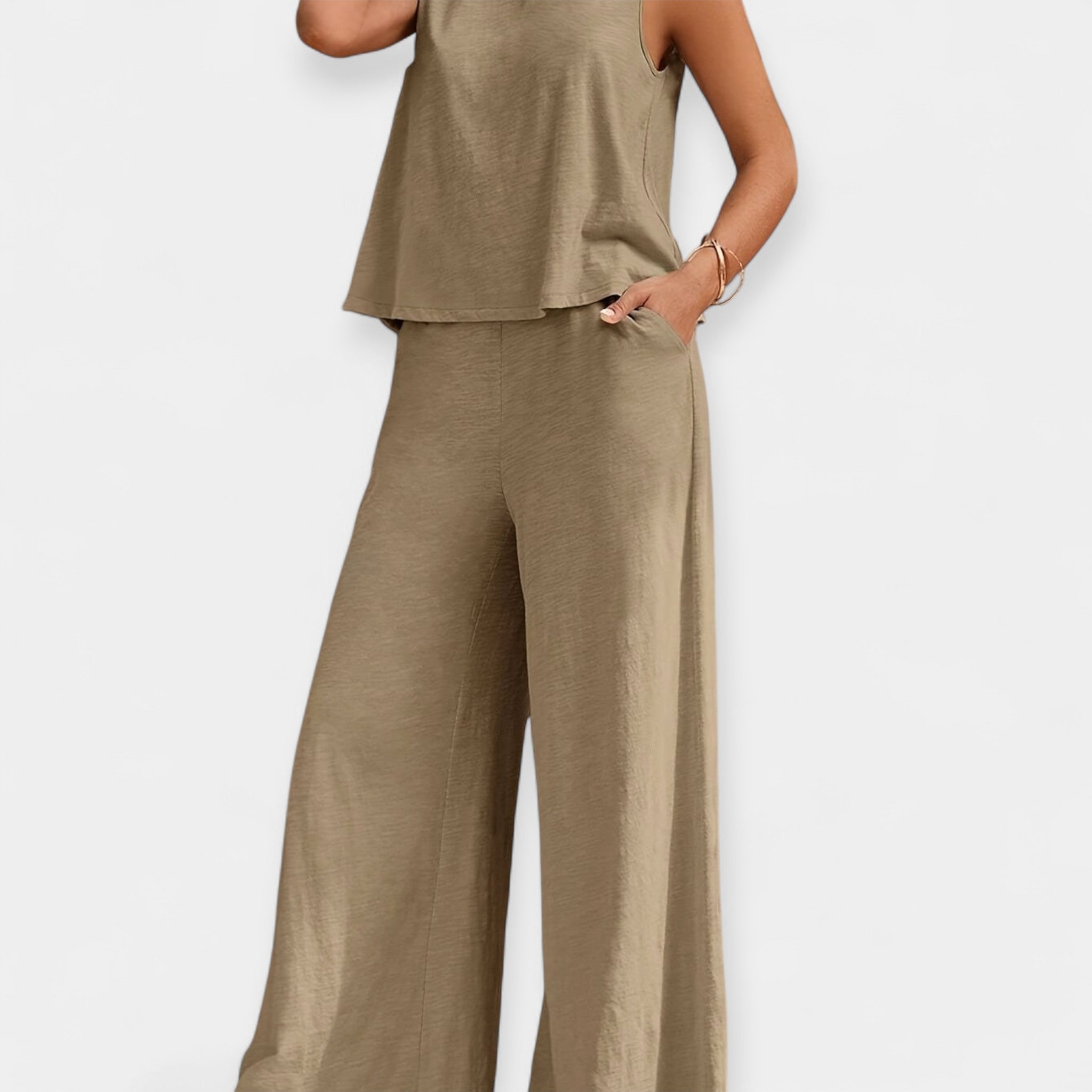 Amelia Charlotte Rose | Luxurious Top and Wide Trousers