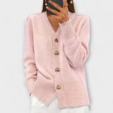 Charlotte | Vintage-Inspired V-Neck Jumper for Winter