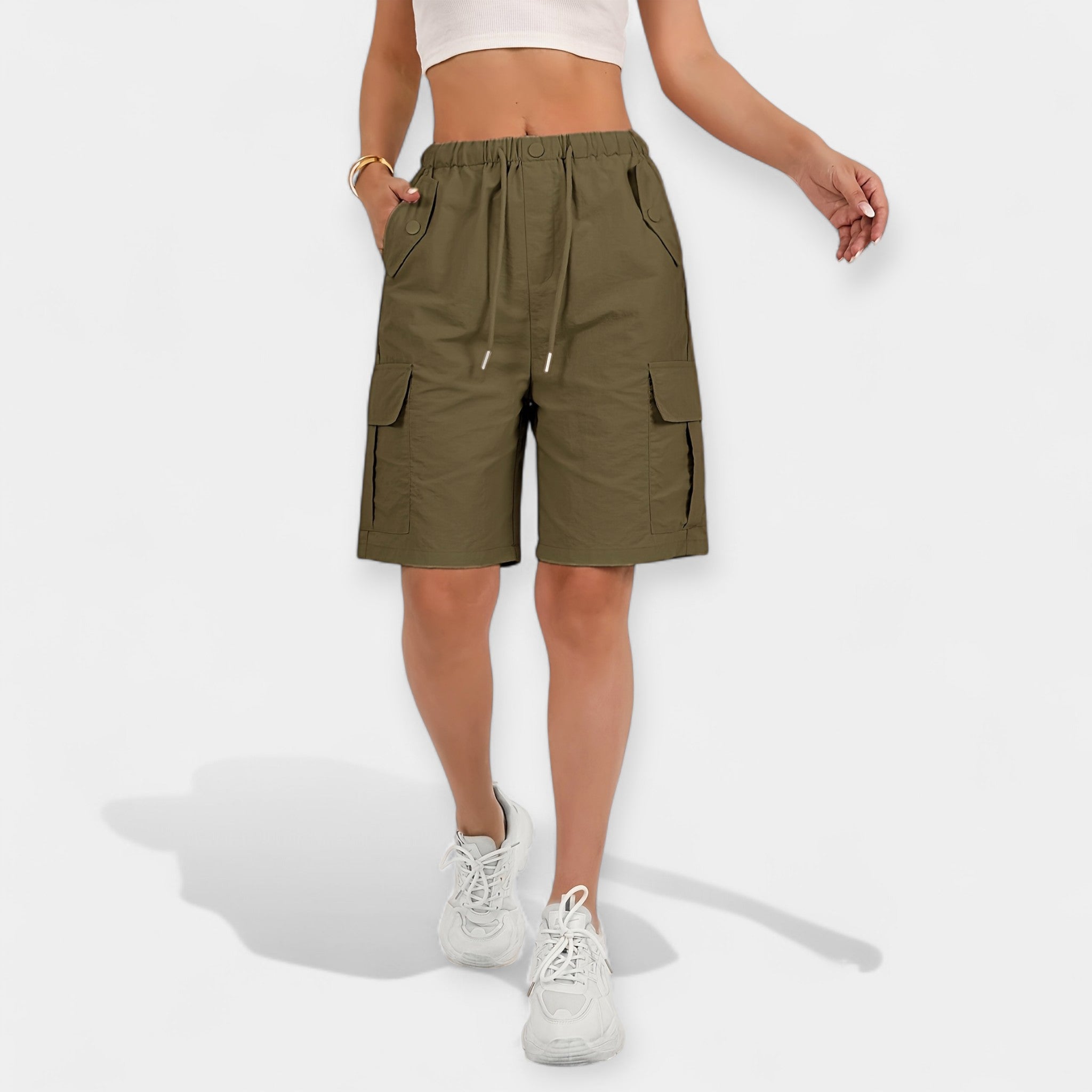 Charlotte | Women's Summer Lightweight Cargo Shorts