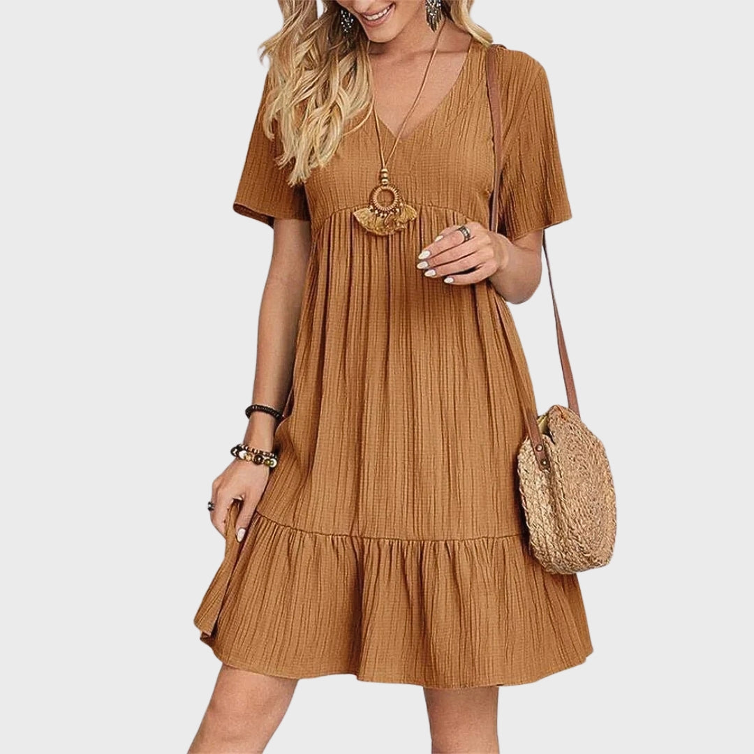 Grace | Tummy-Control Retro V-Neck Dress