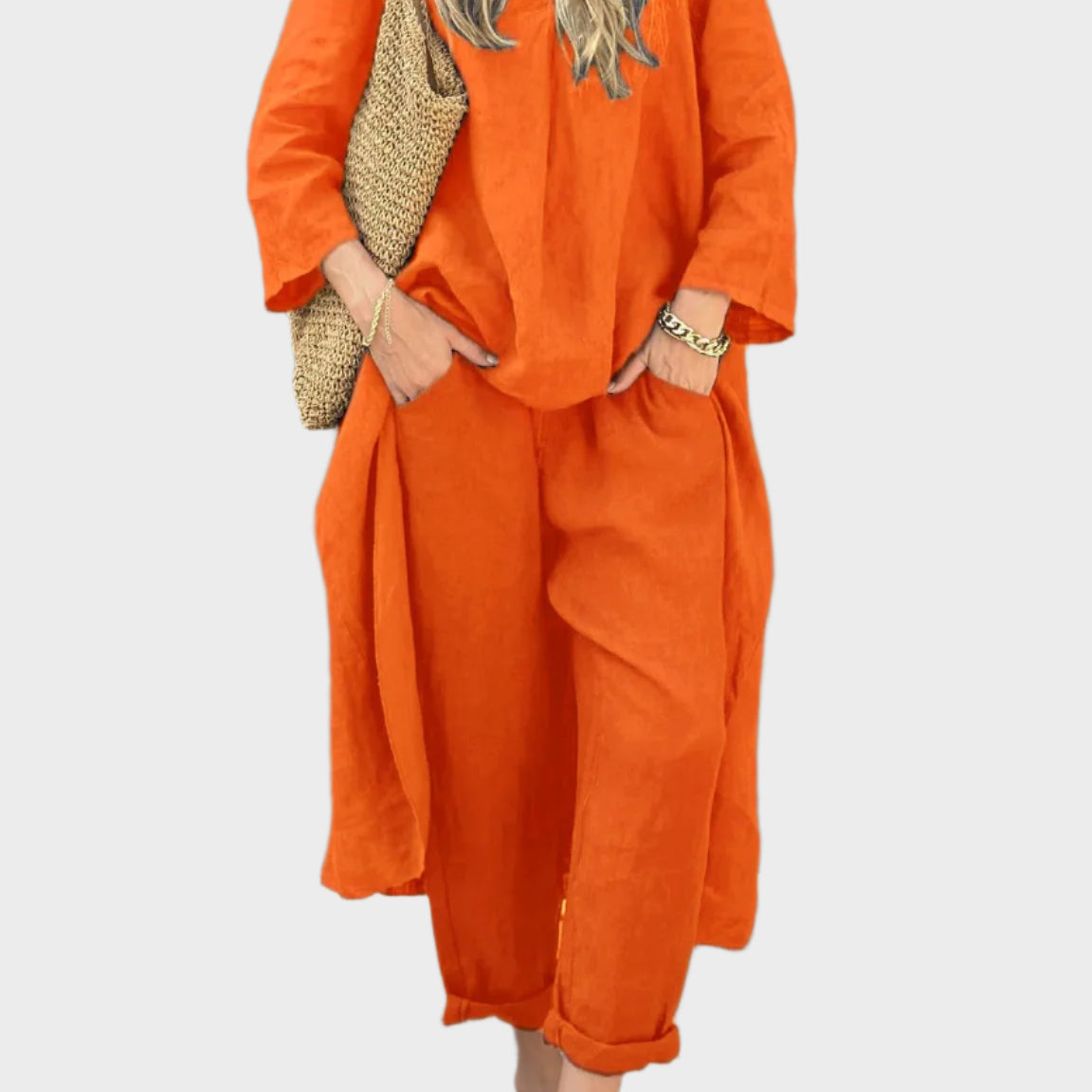 Jordan | Extravagant and Comfortable Linen Ensemble