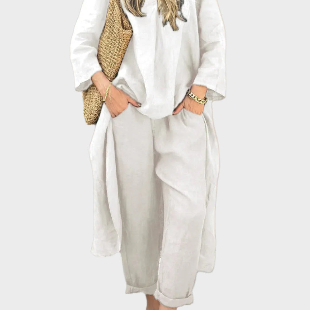 Jordan | Extravagant and Comfortable Linen Ensemble