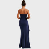 Scarlette | Twisted Maxi Dress Without Shoulders
