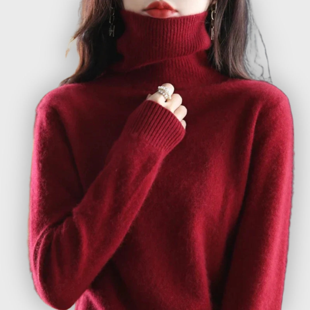 Edwina | Cashmere Turtleneck Sweater