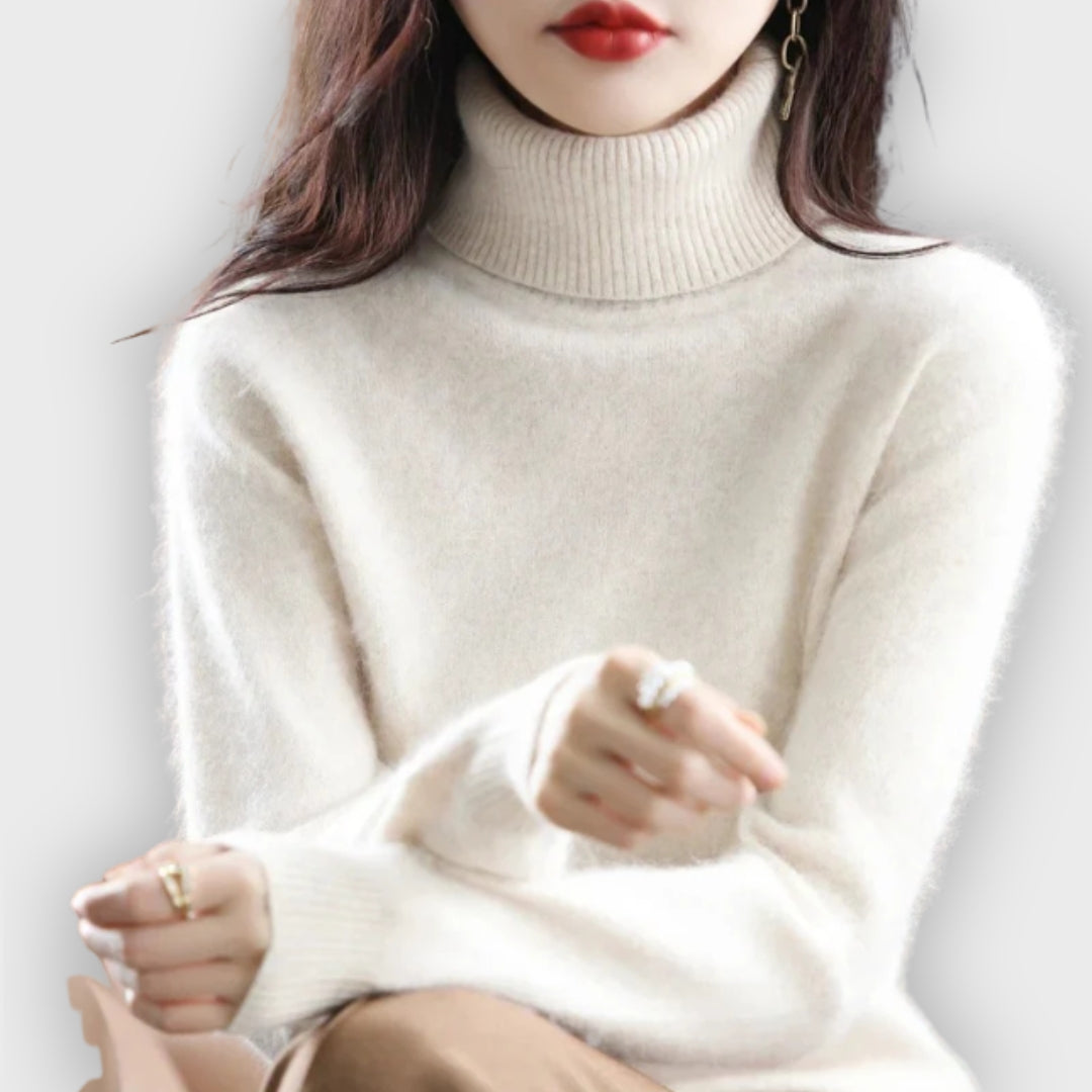 Edwina | Cashmere Turtleneck Sweater