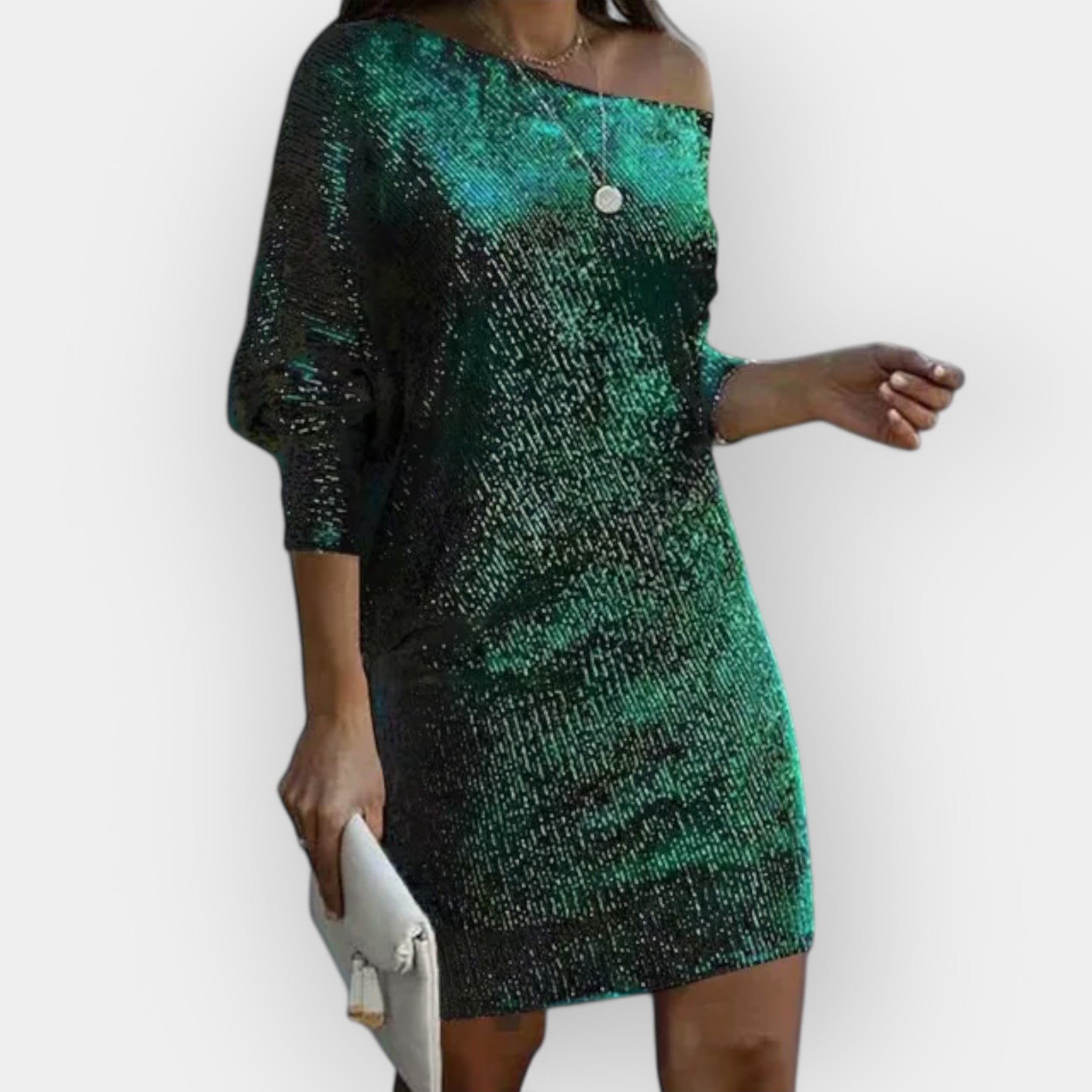 Alexandria | Glamorous Sequinned Evening Ball Gown