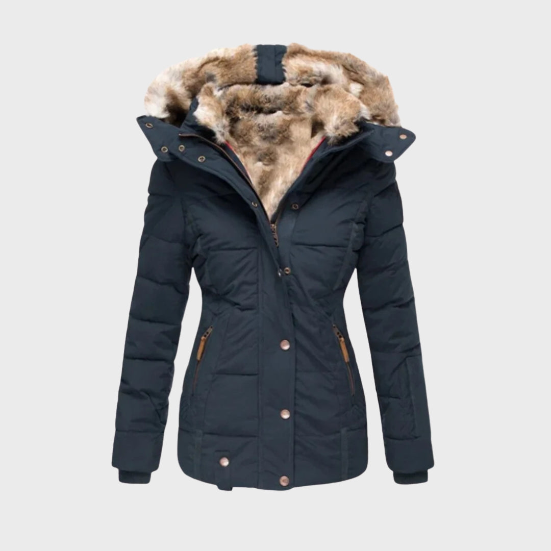 Eleanor | Fur-Lined Down Puffer Jacket