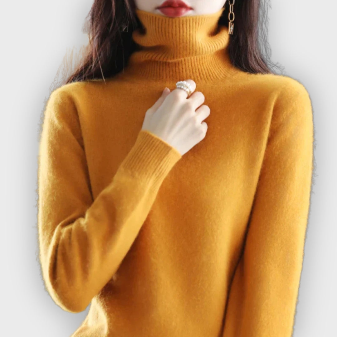 Edwina | Cashmere Turtleneck Sweater