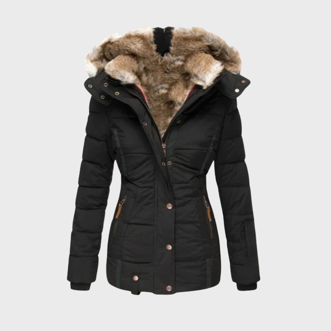 Eleanor | Fur-Lined Down Puffer Jacket