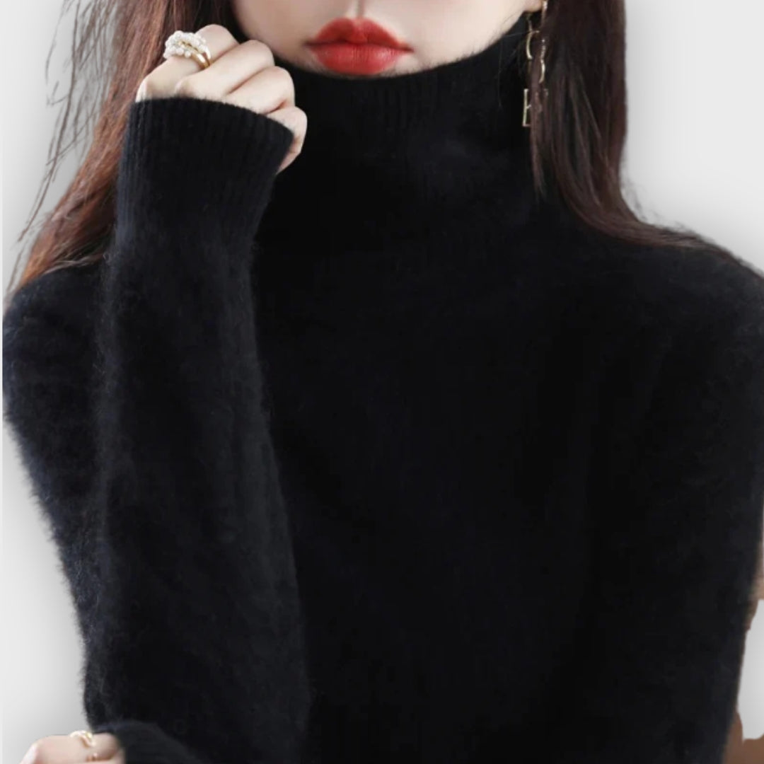 Edwina | Cashmere Turtleneck Sweater