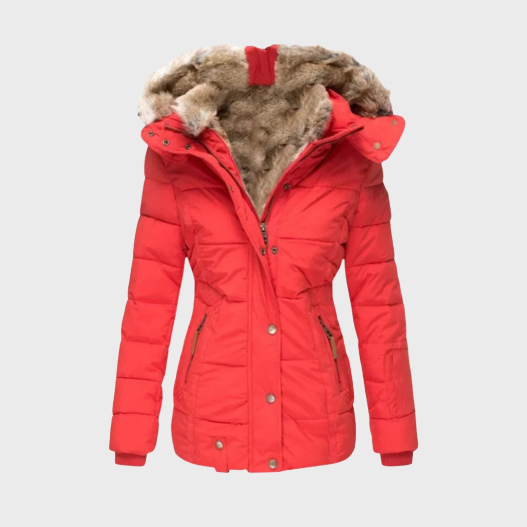 Eleanor | Fur-Lined Down Puffer Jacket