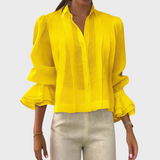 Judi | Linen Lapel Long Sleeve Cardigan