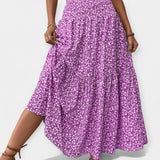 Charlotte Elizabeth Montgomery | Floral Print Midi Skirt