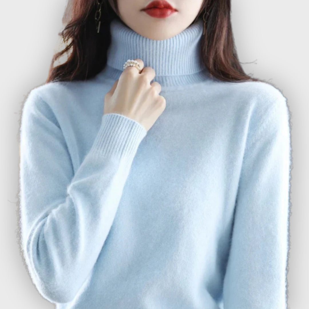 Edwina | Cashmere Turtleneck Sweater