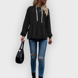 Myla | Hoodie – Ruffle Detail