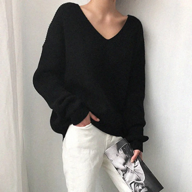 Orla | Comfortable Sweater with V-Neckline