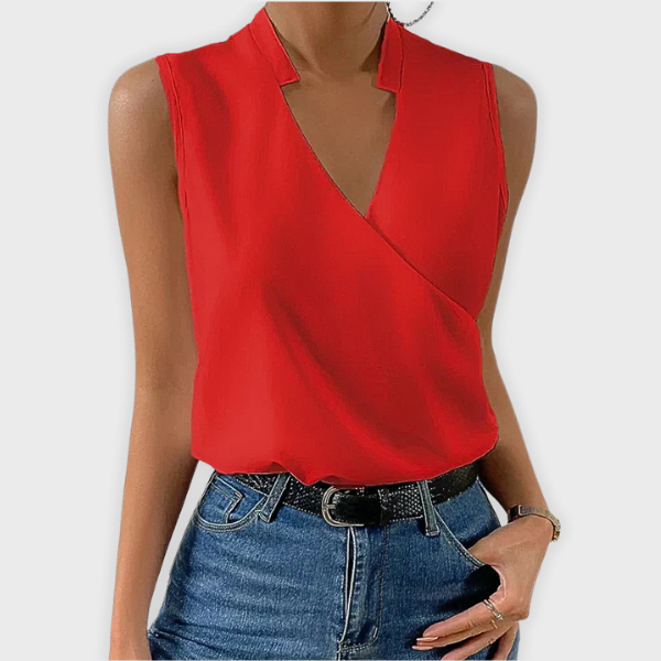 Maisie | Soft V-Neck Summer Top