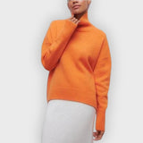 Lucy | Turtleneck Sweater – Ribbed Trim