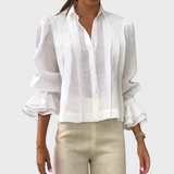 Judi | Linen Lapel Long Sleeve Cardigan
