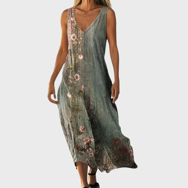 Esme | Ethnic Totem Print Cotton Dress