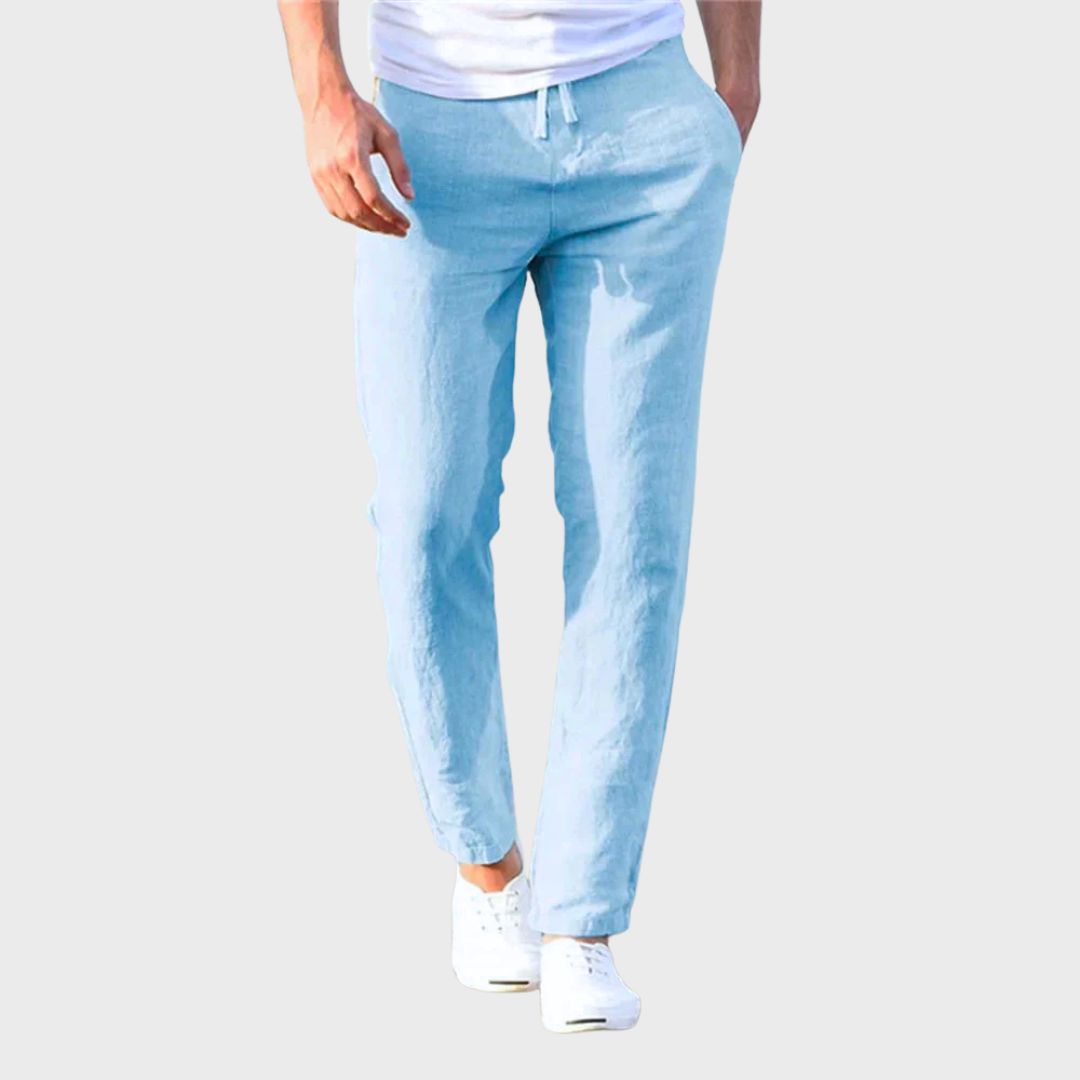 Graham | Lightweight Casual Linen Trousers