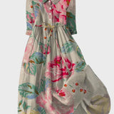 Jordan Alexander | Bohemian Floral Button Front Dress