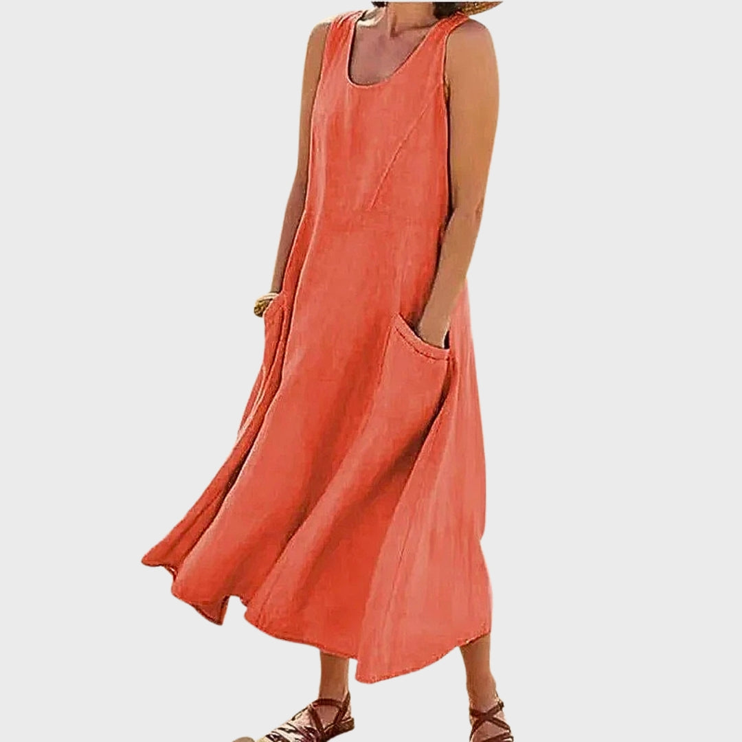 Zoe – Breezy Summer Linen Dress