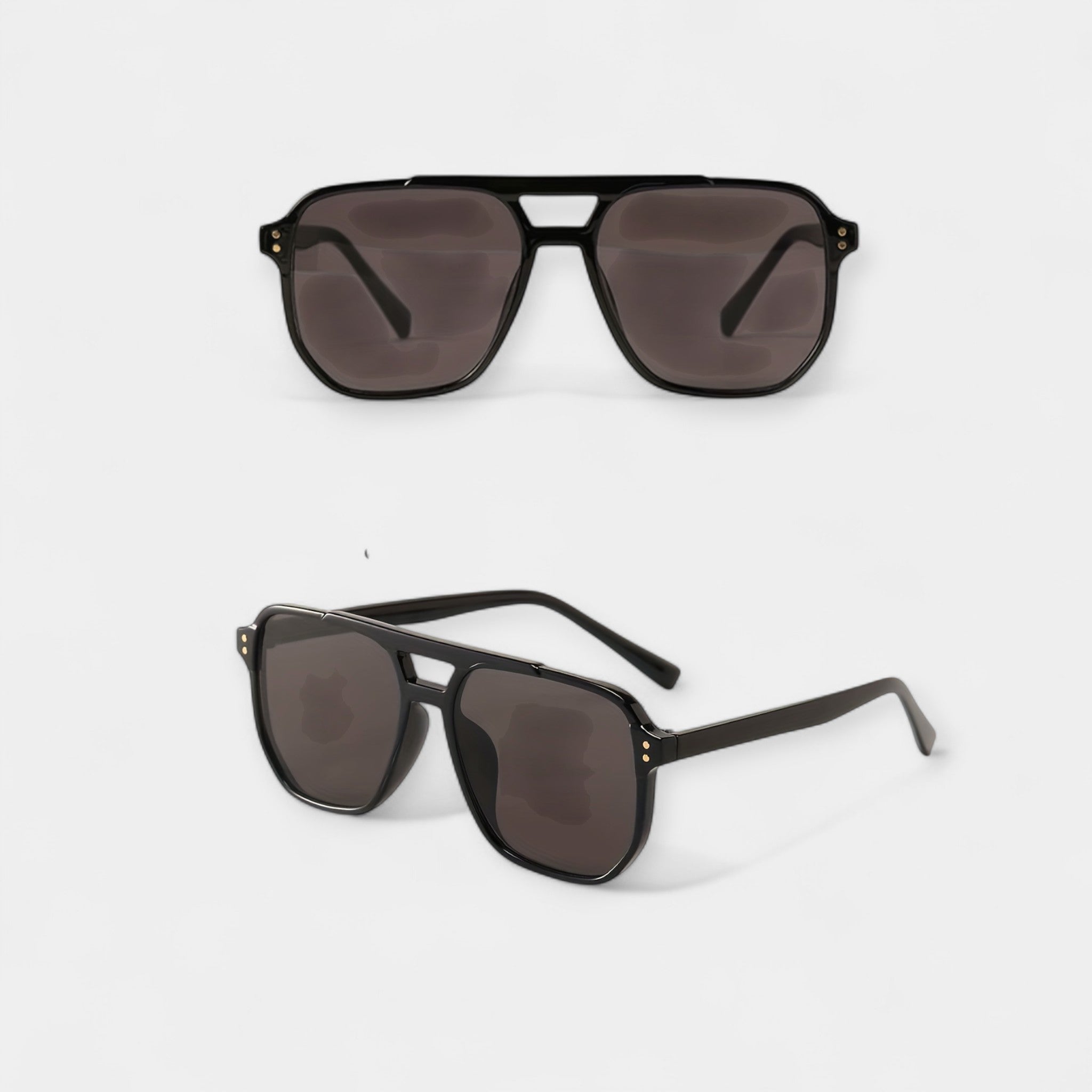 Rivet Collection Square Glasses Subtle Exclusivity