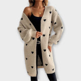 Amelia | Extravagant Cardigan With Heart Embroideries