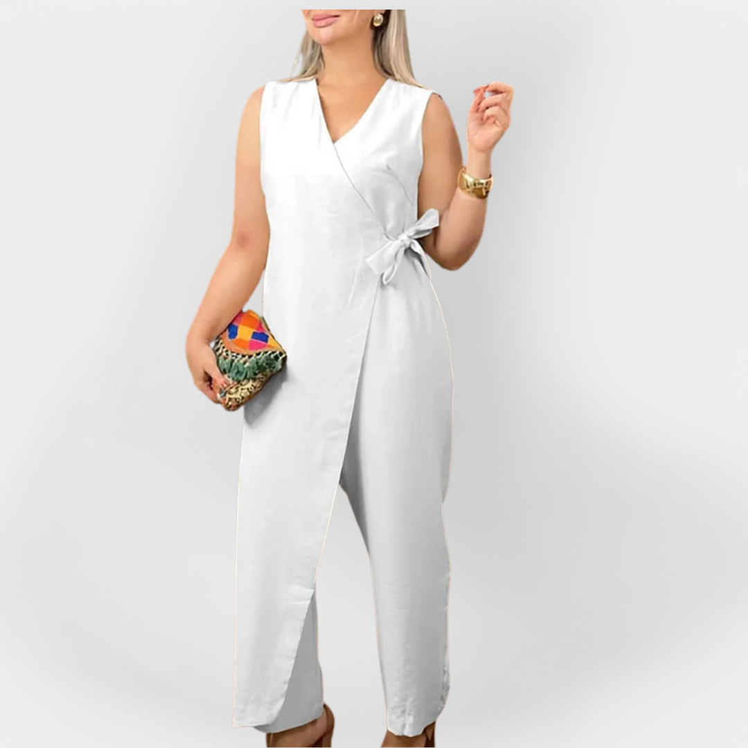 Morgan | Elegant Sleeveless Jumpsuit for Occasions