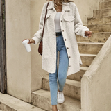 Lila Button Down Long Cardigan - Soft Knit, Lightweight Layer, All-Season Style