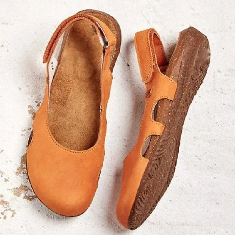 Women’s Closed Toe Sandals – Supportive Fit – Breathable Blend – Cushioned Sole
