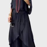 Worthington | Luxurious Extravagant Loose Slit Trousers