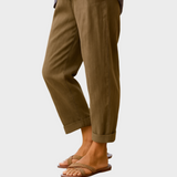 Ainsley | Luxurious Breathable Summer Linen Trousers