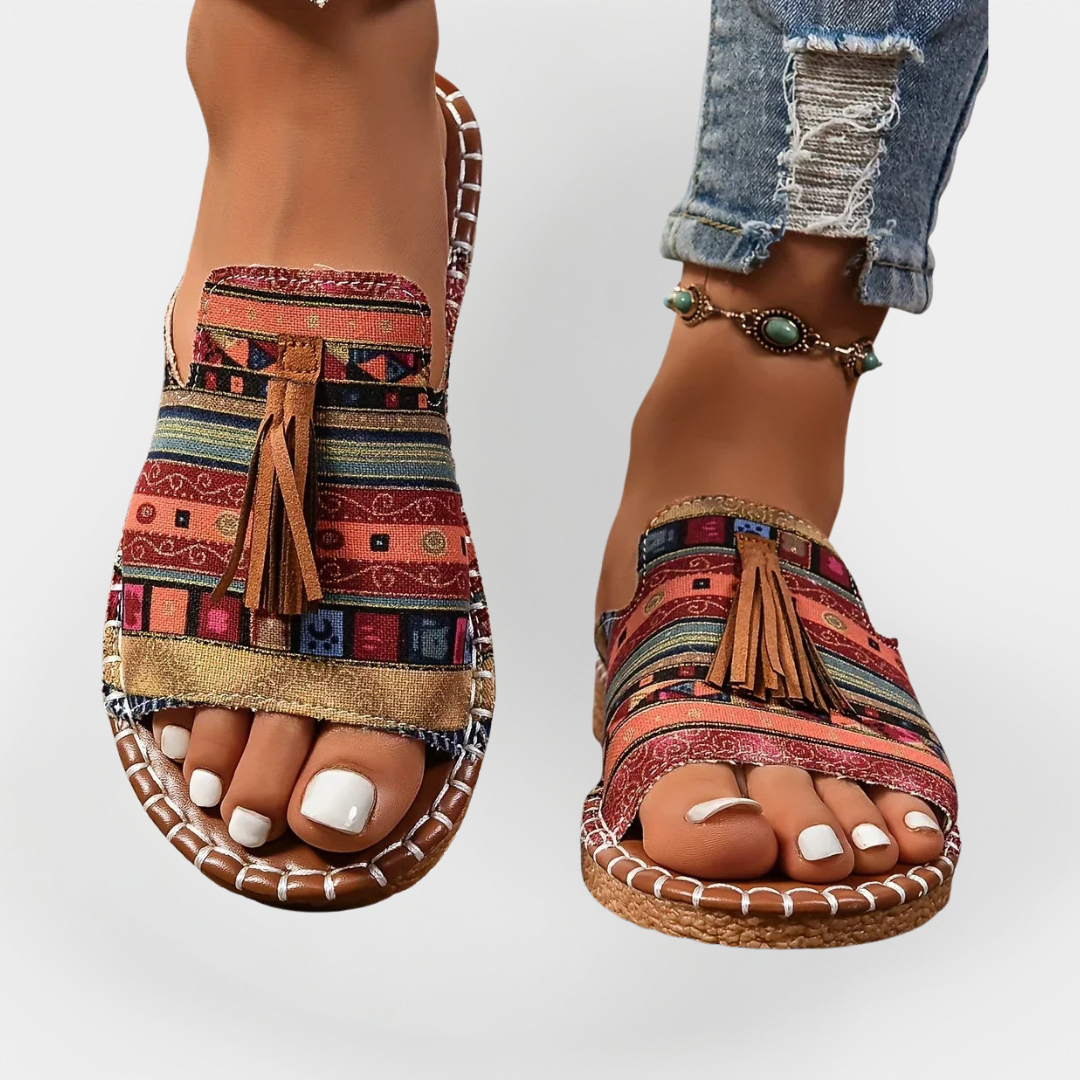 Harper | Handcrafted Exquisite Sandals With Tassels