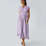 Olivia – Elegant Wrap Dress with High Waist
