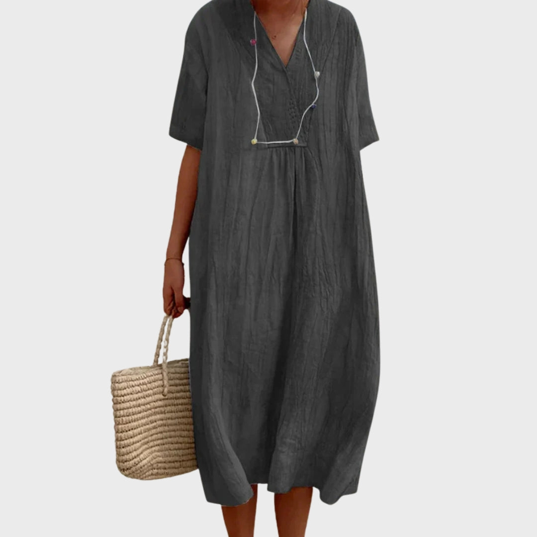 Cressida | Cotton-Blend Midi Dress