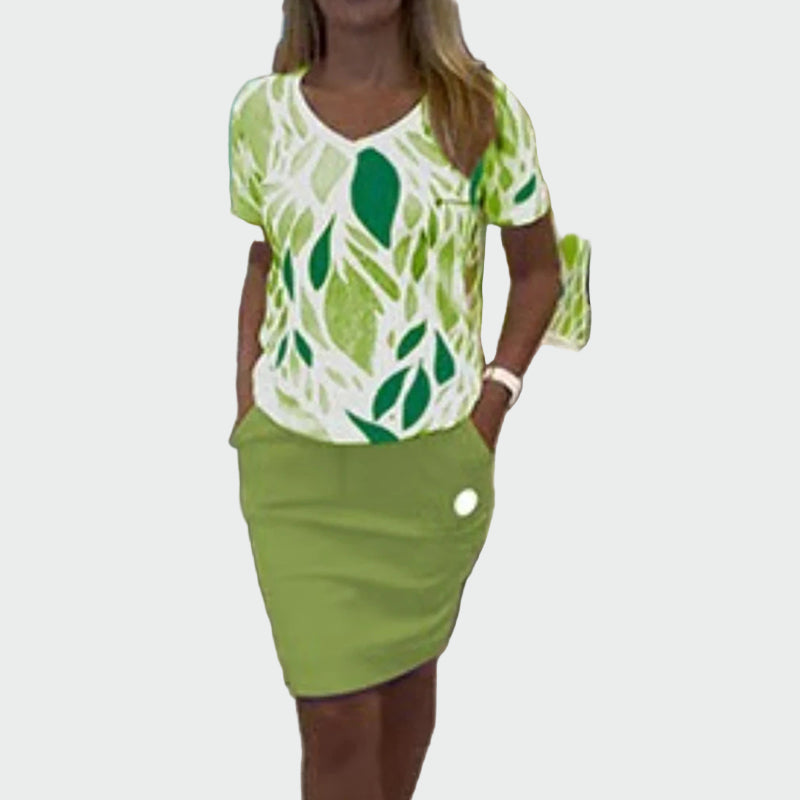 Christabella | Patterned Top and Ultrafashionable Skirt