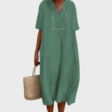 Cressida | Cotton-Blend Midi Dress