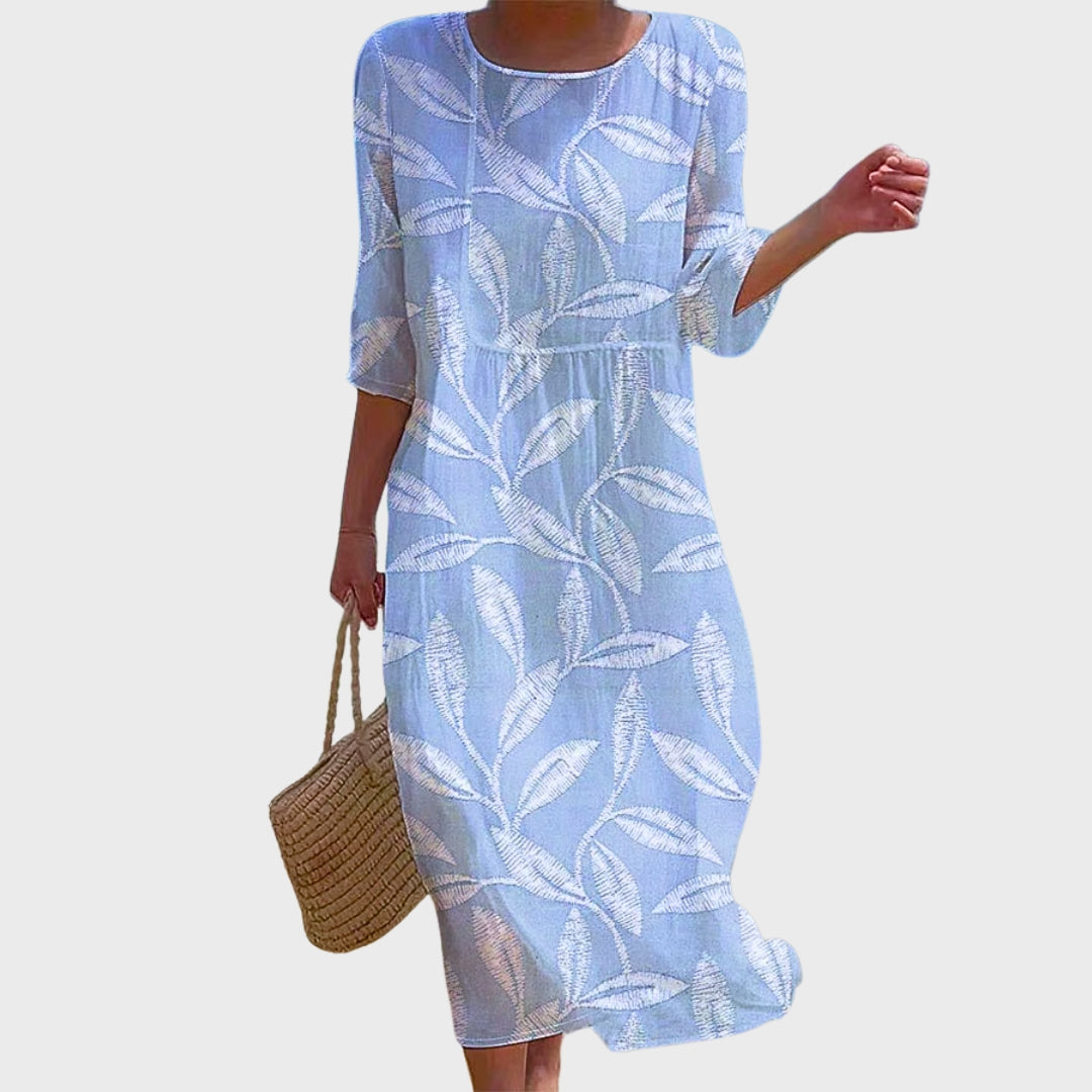 Isobel | Checkered Cotton Dress