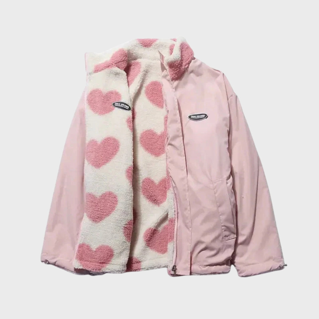 Amelia | Reversible Heart Jacket