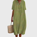 Cressida | Cotton-Blend Midi Dress