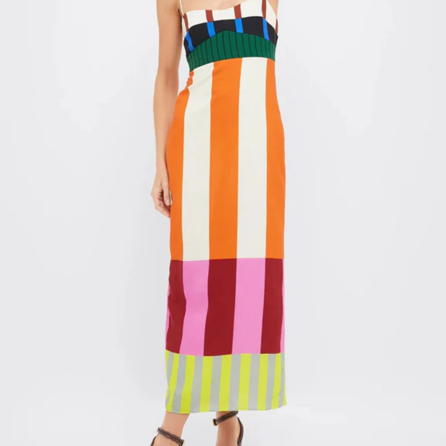 Hattie | Colourblock Maxi Dress
