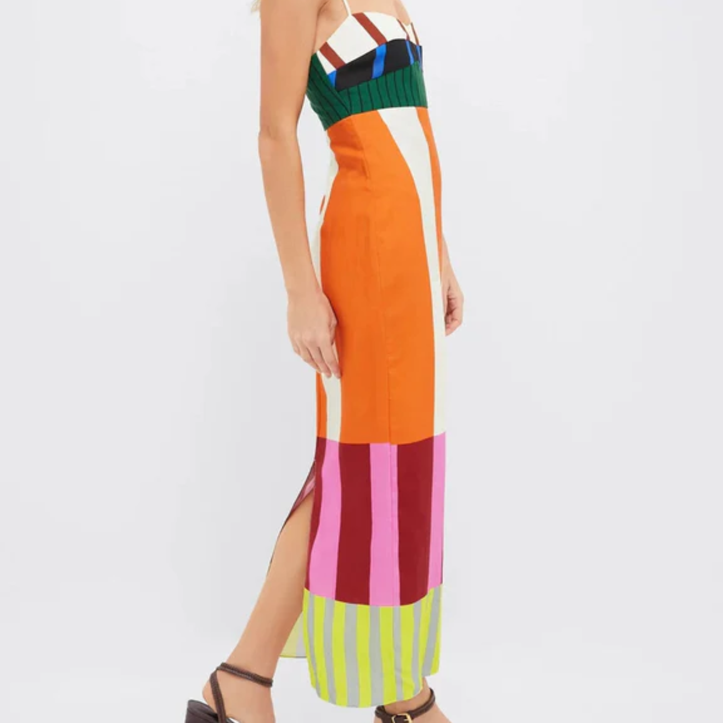 Hattie | Colourblock Maxi Dress