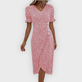 Holly | Elegant Floral Midi Dress