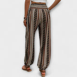 Amelia | Trousers With Ethnographic Folklore Pattern