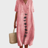 Millie | Floral Print Cotton Dress