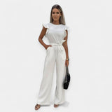 Amelia | Butterfly Sleeve Jumpsuit Fashionable Edition